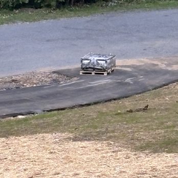 The Home Depot - delivery left on the road after they damaged my asphalt and new landsccaping - Hardware Stores Near Me - Winchester, Virginia The Home Depot - delivery left on the road after they damaged my asphalt and new landsccaping - Hardware Stores Near Me - Winchester, Virginia
