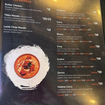 Cilantro Indian Cuisine - Menu - Indian Near Me - Winter Garden, Florida