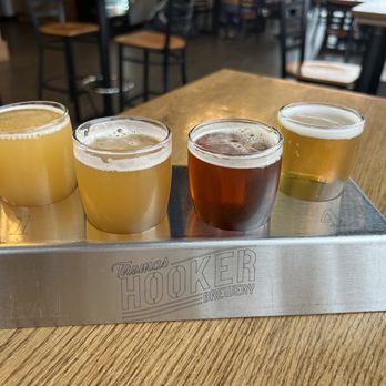 Thomas Hooker Brewery - Beer flight - Breweries Near Me - Hartford, Connecticut