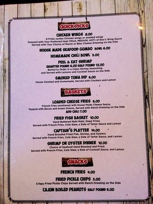 Menu photo 7 Doc's Oyster Bar Valparaiso, FL Menu photo 7 Doc's Oyster Bar Valparaiso, FL