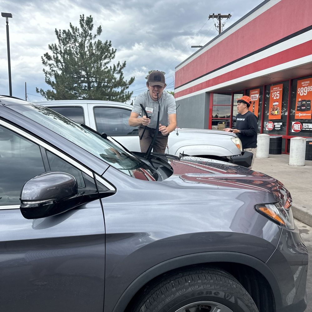 AutoZone Auto Parts - Lance helping us with new windshield wipers.  Excellent service! - Auto Parts & Supplies Near Me - Flagstaff, Arizona