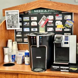Sherwin-Williams Paint Store - Complimentary coffee