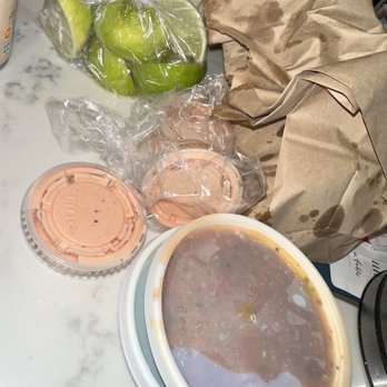 Las Islas Marias - The sauces we got and salsas - Seafood Near Me - Palmdale, California