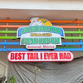 Alberto's - Signage - Seafood Near Me - San Miguel de Cozumel, ROO Alberto's - Signage - Seafood Near Me - San Miguel de Cozumel, ROO