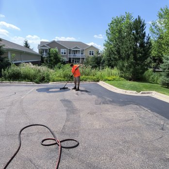 Tungland Services - Seal Coating Process - Landscaping Near Me - Rochester, Minnesota Tungland Services - Seal Coating Process - Landscaping Near Me - Rochester, Minnesota