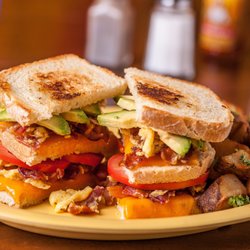 Squeeze In - The triple-decker Garth Breakfast Sandwich