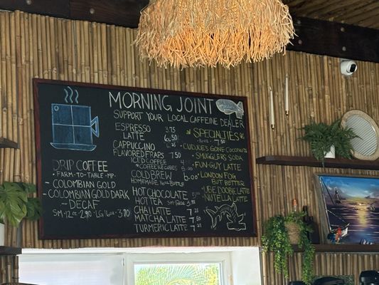 Menu photo 1 Morning Joint Cudjoe Key, FL Menu photo 1 Morning Joint Cudjoe Key, FL