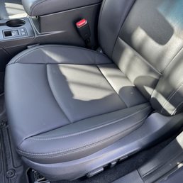 New OEM bottom cushion cover installed