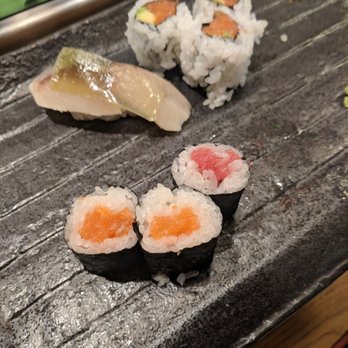 Sushi Tomi - The red is supposed to be toro which we market value for - looked and tasted more like regular tuna - Sushi Bars Near Me - Mountain View, California Sushi Tomi - The red is supposed to be toro which we market value for - looked and tasted more like regular tuna - Sushi Bars Near Me - Mountain View, California