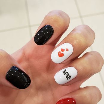 Shape of Nails - Valentine's day nails - Nail Salons Near Me - Reston, Virginia Shape of Nails - Valentine's day nails - Nail Salons Near Me - Reston, Virginia