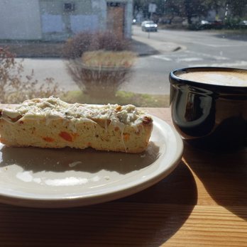 Equinox Coffee - Coconut biscotti and cappuccino - Coffee & Tea Near Me - Norfolk, Virginia