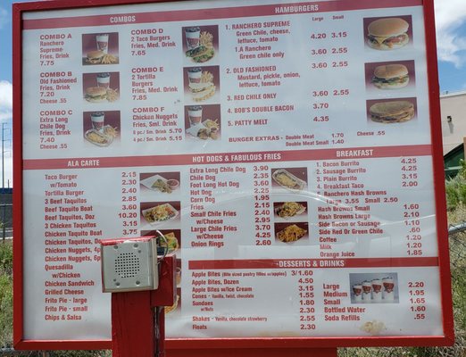Menu photo 2 Bob's Burgers Rio Rancho, NM