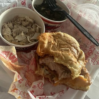 Waldo's Chicken & Beer - Fowl mouth chicken sandwich, greens, SIDE OF ROTISSERIE - Southern Near Me - Franklin, Tennessee Waldo's Chicken & Beer - Fowl mouth chicken sandwich, greens, SIDE OF ROTISSERIE - Southern Near Me - Franklin, Tennessee