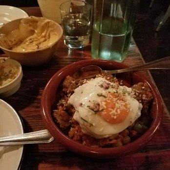 BAR Ama - Monday nights special, Sausage w Cranberry bean vegg, and an egg, warm hearty cold night treat. - Tex-Mex Near Me - Los Angeles, California