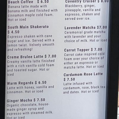 Menu photo 2 Longshore Coffee Coventry, RI