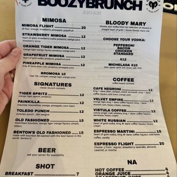 Bellwether at Toledo Spirits - Brunch Menu - Cocktail Bars Near Me - Toledo, Ohio
