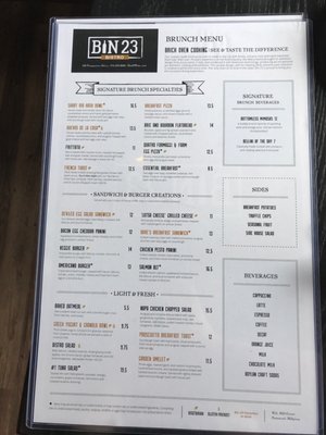Menu photo 7 Brasserie 23 Granger, IN