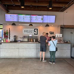 Project 9 Brewing - The serving bar