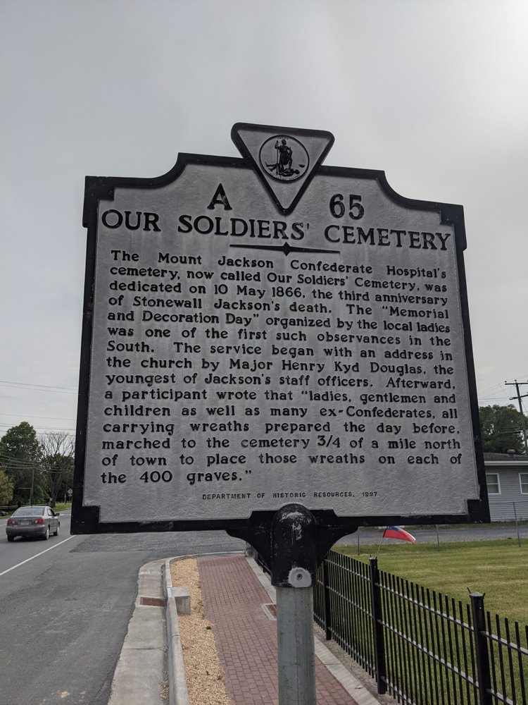 OUR SOLDIERS CEMETERY Updated August 2024 5545 Main St, Mount