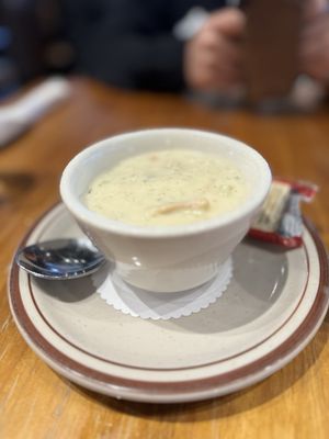 Photo of Jason's Cafe - Menlo Park, CA, US. Clam Chowder Soup IG: @teawithjxsmine