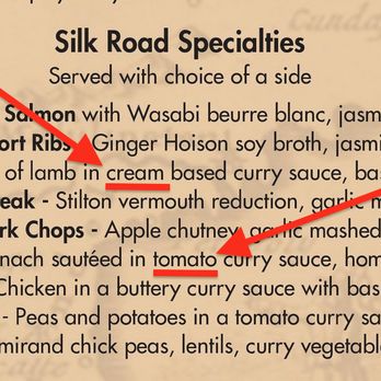Silk Road - the korma here is not a korma, and since when does saag paneer boast a tomato curry sauce. - Indian Near Me - New Orleans, Louisiana Silk Road - the korma here is not a korma, and since when does saag paneer boast a tomato curry sauce. - Indian Near Me - New Orleans, Louisiana