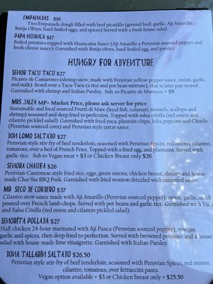 Menu photo 2 Munay Restaurant Simi Valley, CA Menu photo 2 Munay Restaurant Simi Valley, CA