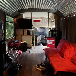 Canal Cabins - The bus!