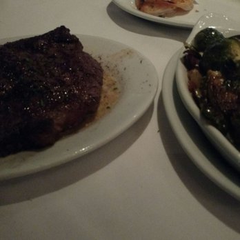 Ruth's Chris Steak House - Ribeye and brussel sprouts. - Steakhouses Near Me - Cincinnati, Ohio