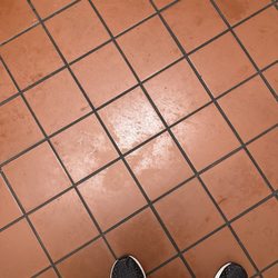 Piazza's Fine Foods - Looks like floor has not been mopped in days.