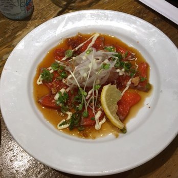 Guu with Garlic - Sockeye Salmon Carpaccio - Japanese Near Me - Vancouver, British Columbia
