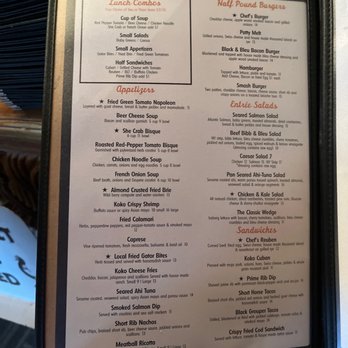 Kafe Kokopelli - Pg 1 of the menu - New American Near Me - Dade City, Florida Kafe Kokopelli - Pg 1 of the menu - New American Near Me - Dade City, Florida