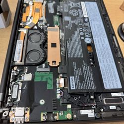 Personal Computer Sales & Service - My old laptop with broken charge ports (it was dropped)