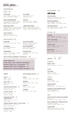 Menu photo 3 Little Plum Honolulu, HI Menu photo 3 Little Plum Honolulu, HI