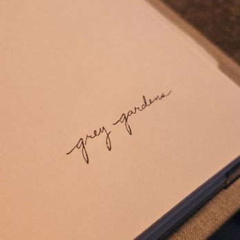 Grey Gardens - Menu - Wine Bars Near Me - Toronto, Ontario