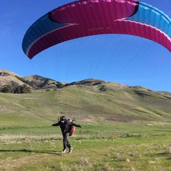 Lift Paragliding - At the landing at Ed Levin with one of my fellow trainees and new friends. - Paragliding Near Me - Milpitas, California Lift Paragliding - At the landing at Ed Levin with one of my fellow trainees and new friends. - Paragliding Near Me - Milpitas, California