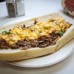 Philly cheese steak hero