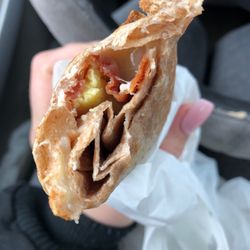 QuickChek - Bacon egg and cheese wrap, fresh made, very good. $3