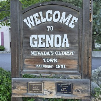 The Pink House - Town sign. - Sandwiches Near Me - Genoa, Nevada The Pink House - Town sign. - Sandwiches Near Me - Genoa, Nevada