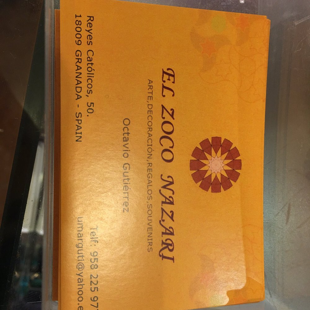El Zoco Nazari - Arts & Crafts Near Me - Granada, GR