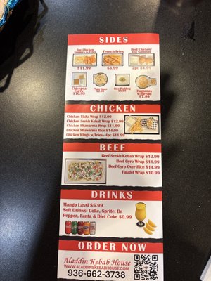 Menu photo 1 Aladdin Kebab Grill Tomball, TX