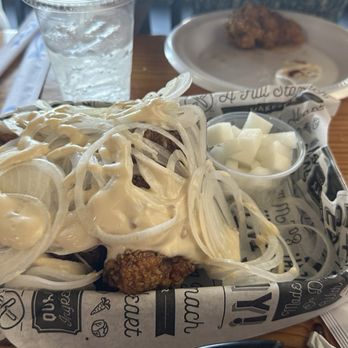 Wukong Express - Snow onions- Meh for me...it added too much sauce and made the fried chicken even heavier - Japanese Near Me - Westerville, Ohio Wukong Express - Snow onions- Meh for me...it added too much sauce and made the fried chicken even heavier - Japanese Near Me - Westerville, Ohio