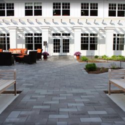 Regional Hospice - The Memorial Garden patio at our inpatient residence