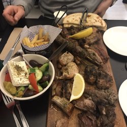Stix & Pita - Special platter of all meats and salad and chips