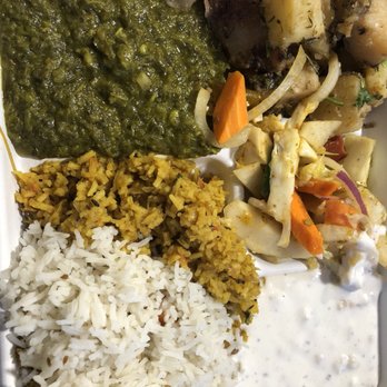 Namaste Spiceland - Potatoes, saag! - Indian Near Me - Pasadena, California