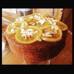 Jed - Gluten free, refined sugar free orange and almond cake.