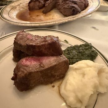 Peter's Steakhouse - Porterhouse for two, dude of mash potatoes & creamed spinach - Steakhouses Near Me - Eastchester, New York