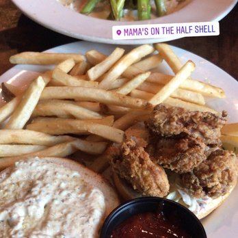 Mama's on the Half Shell - Chicken Baltimore and Fried Oyster Poboy Sandwich - Bars Near Me - Baltimore, Maryland Mama's on the Half Shell - Chicken Baltimore and Fried Oyster Poboy Sandwich - Bars Near Me - Baltimore, Maryland