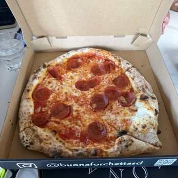 Buona Forchetta - Pepperoni pizza - Italian Near Me - San Diego, California Buona Forchetta - Pepperoni pizza - Italian Near Me - San Diego, California