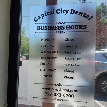 Capital City Dental - Current hours - General Dentistry Near Me - Carson City, Nevada Capital City Dental - Current hours - General Dentistry Near Me - Carson City, Nevada