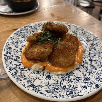 Tupelo Honey Southern Kitchen & Bar - Fried Green Tomatoes* - Breakfast & Brunch Near Me - Asheville, North Carolina Tupelo Honey Southern Kitchen & Bar - Fried Green Tomatoes* - Breakfast & Brunch Near Me - Asheville, North Carolina